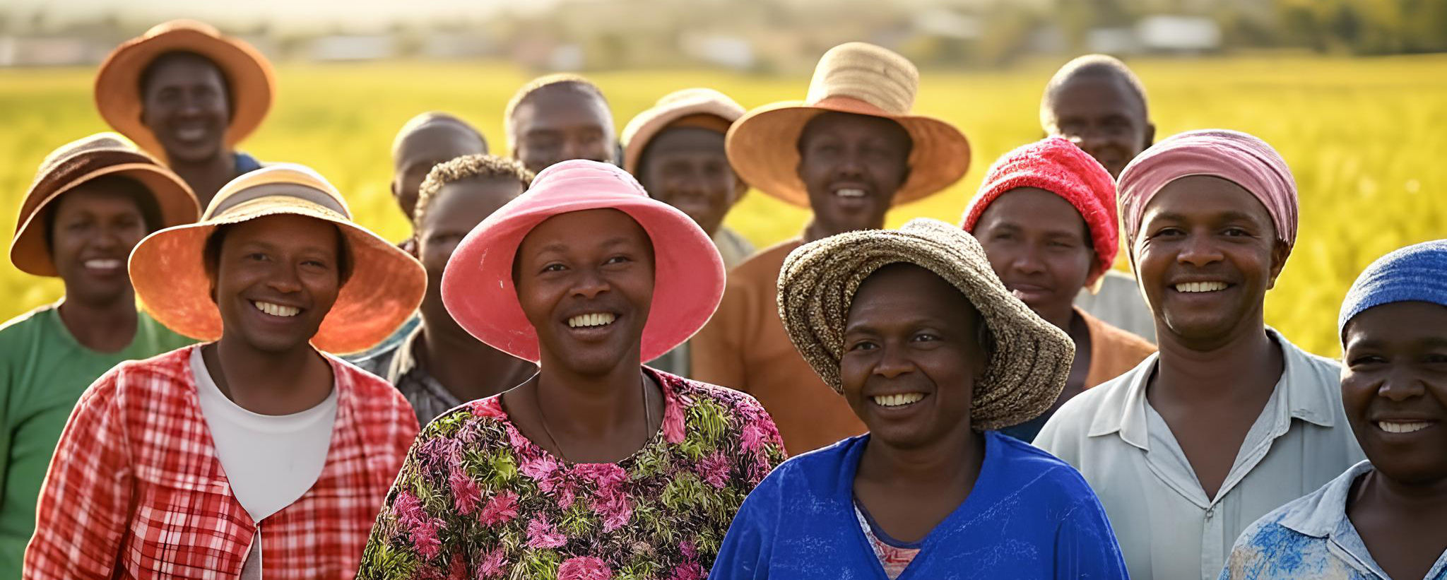 Visages souriants